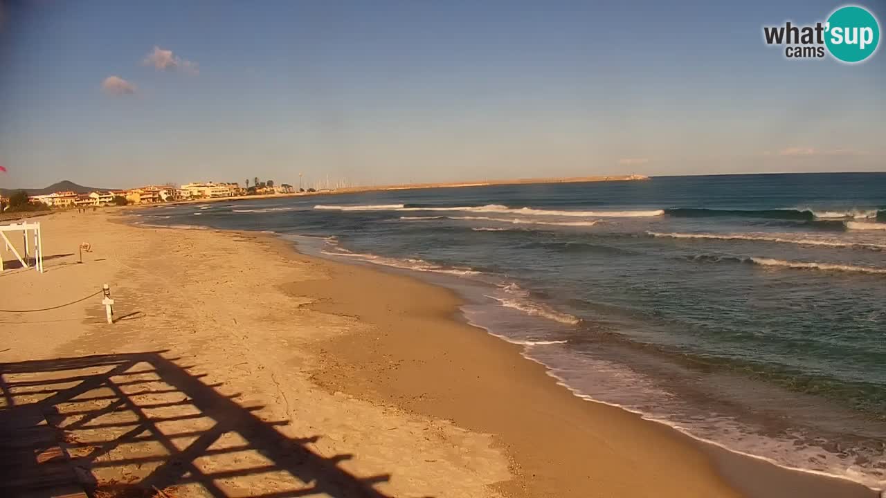 Spletna kamera v živo Plaža La Caletta – Budoni – Sardinija – Italija