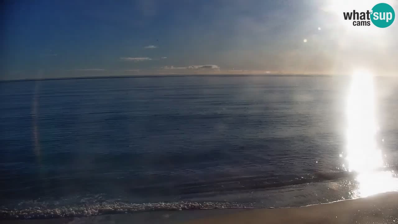 Live webcam La Caletta beach – Budoni – Sardinia – Italy