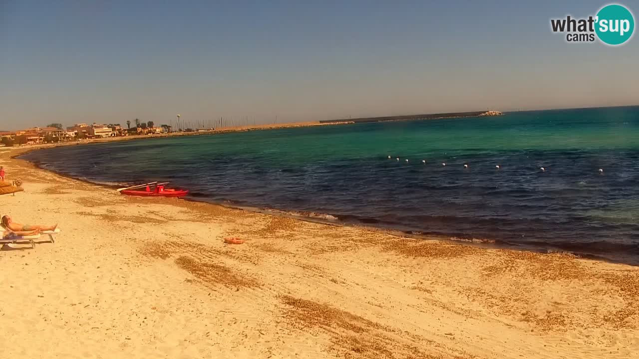 Webcam en direct Plage de La Caletta – Budoni – Sardaigne – Italie