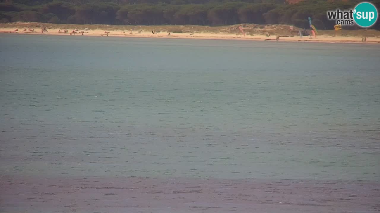 Spletna kamera v živo Plaža La Caletta – Budoni – Sardinija – Italija