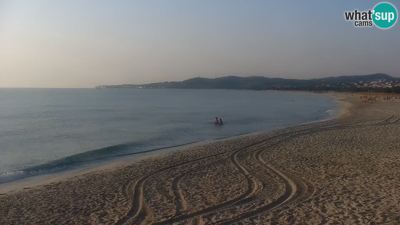 Spletna kamera v živo Plaža La Caletta – Budoni – Sardinija – Italija