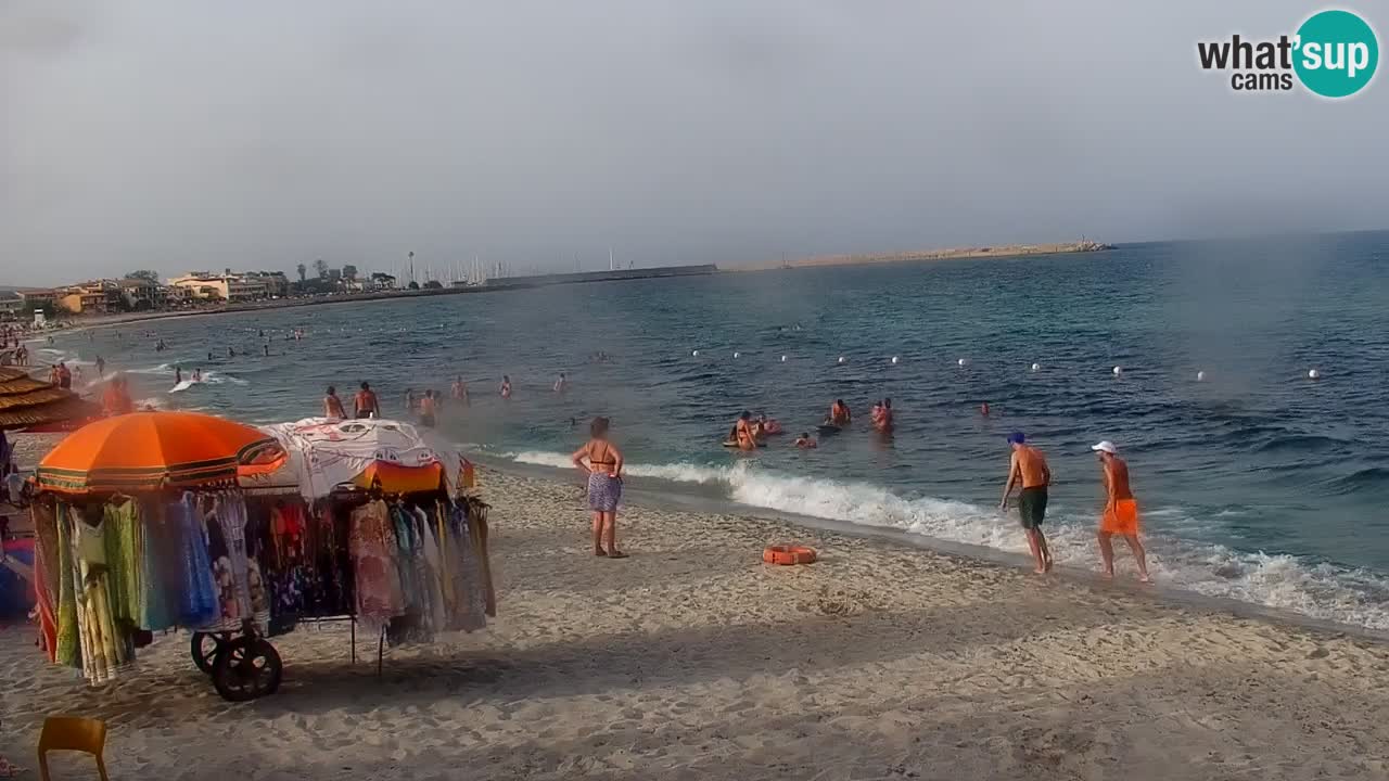 Spletna kamera v živo Plaža La Caletta – Budoni – Sardinija – Italija