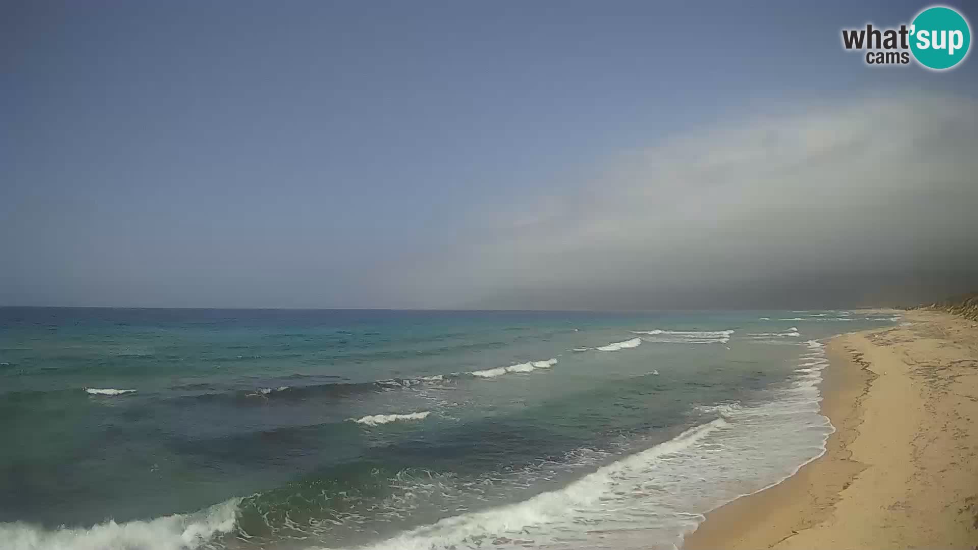 Spletna kamera plaža San Nicolò Buggerru – Carbonia-Iglesias – Sardinija – Italija