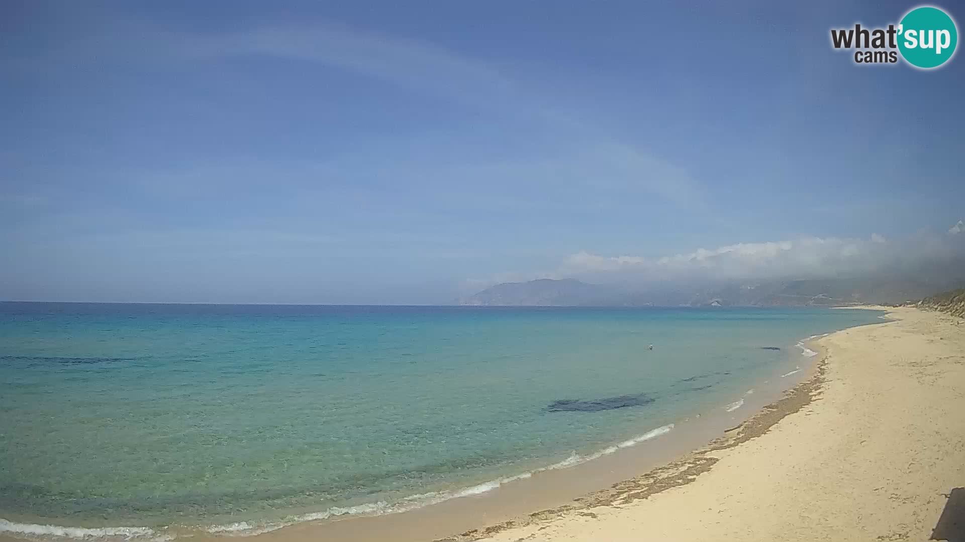 Spletna kamera plaža San Nicolò Buggerru – Carbonia-Iglesias – Sardinija – Italija