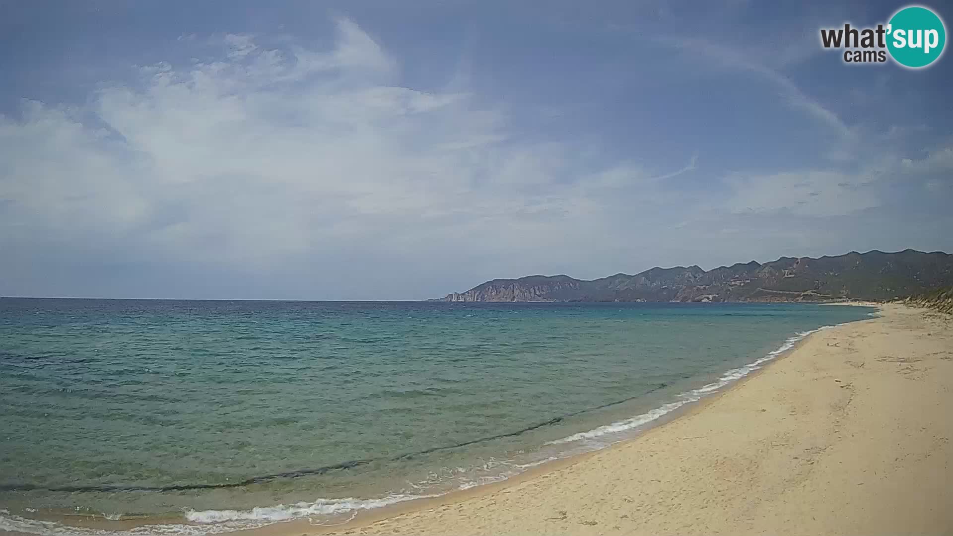 Camera en vivo playa San Nicolò Buggerru – Carbonia-Iglesias – Cerdeña – Italia