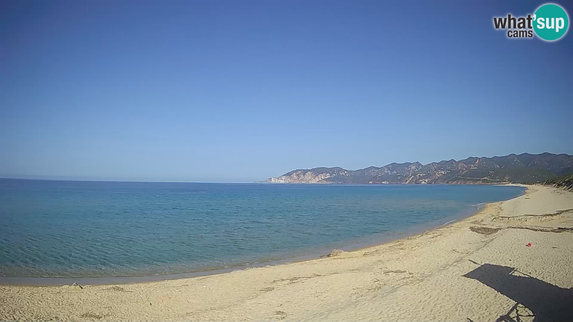 Camera en vivo playa San Nicolò Buggerru – Carbonia-Iglesias – Cerdeña – Italia