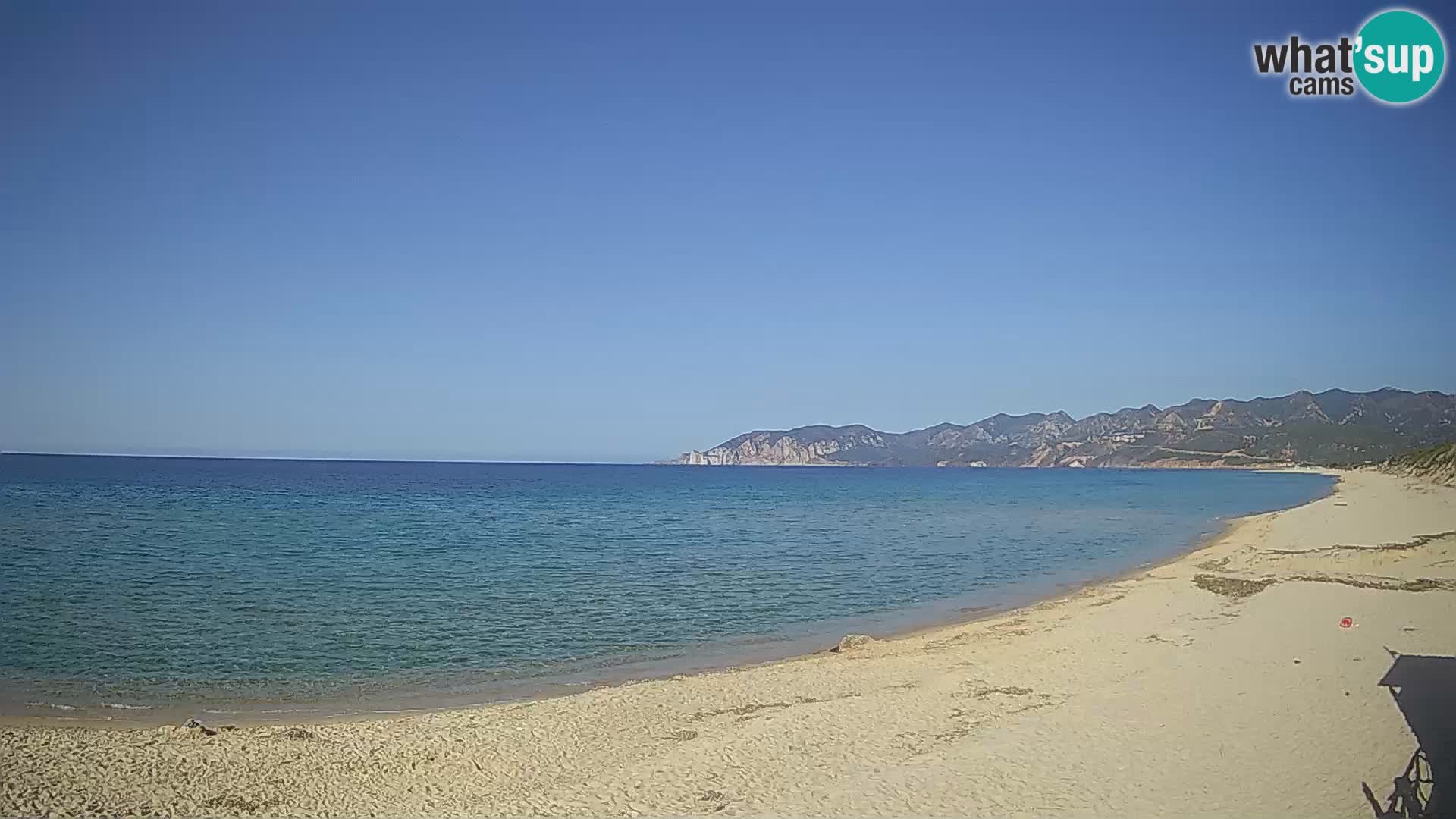 Spletna kamera plaža San Nicolò Buggerru – Carbonia-Iglesias – Sardinija – Italija