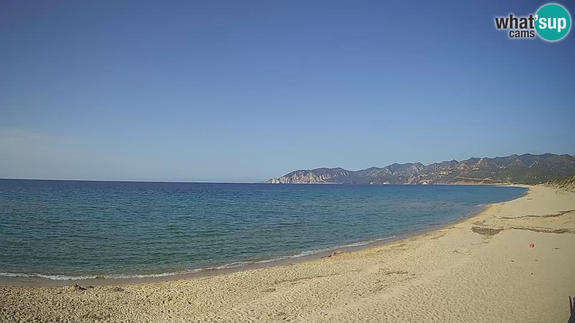 Live webcam plage San Nicolò Buggerru – Carbonia-Iglesias – Sardaigne – Italien