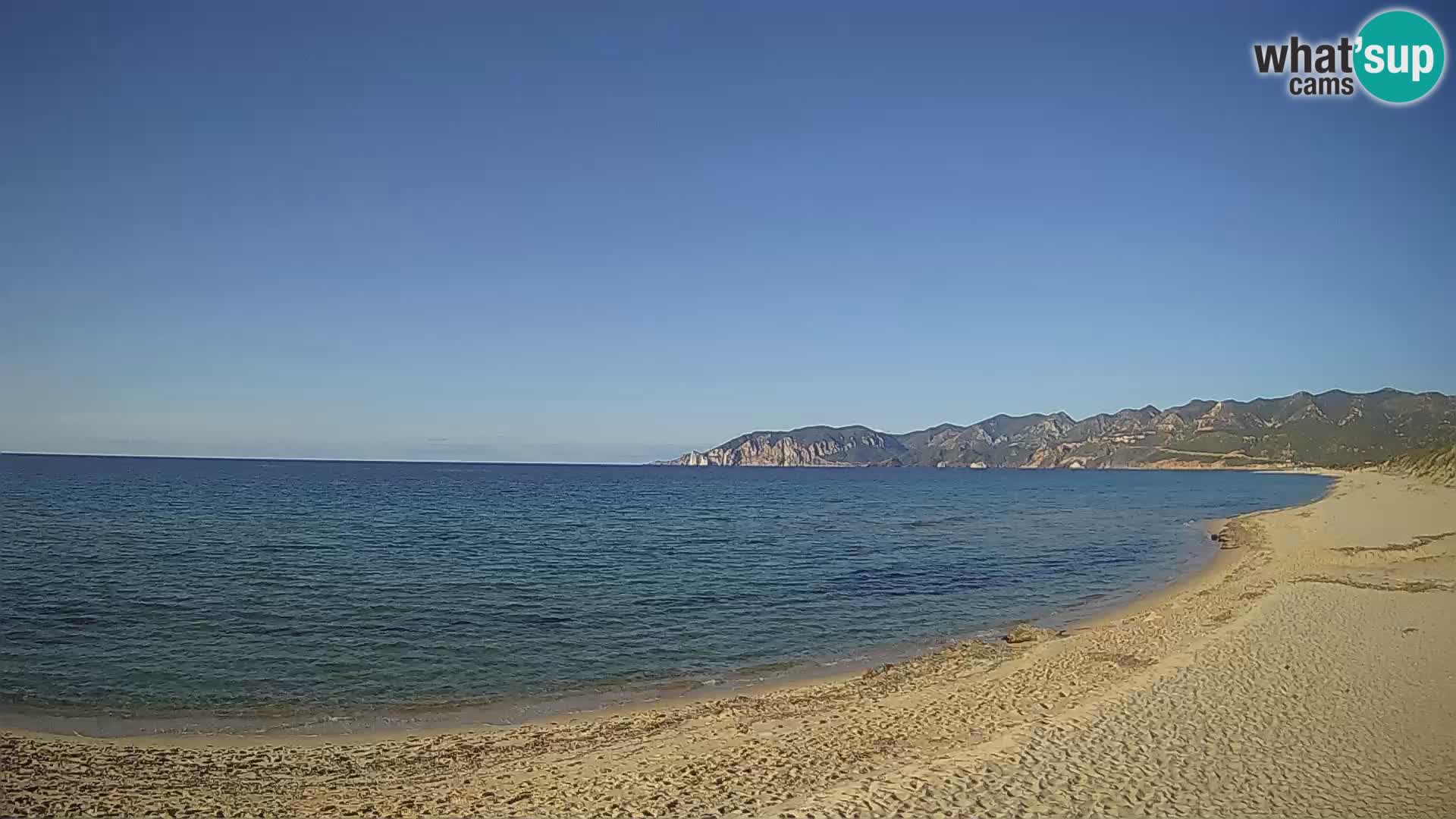 Spletna kamera plaža San Nicolò Buggerru – Carbonia-Iglesias – Sardinija – Italija