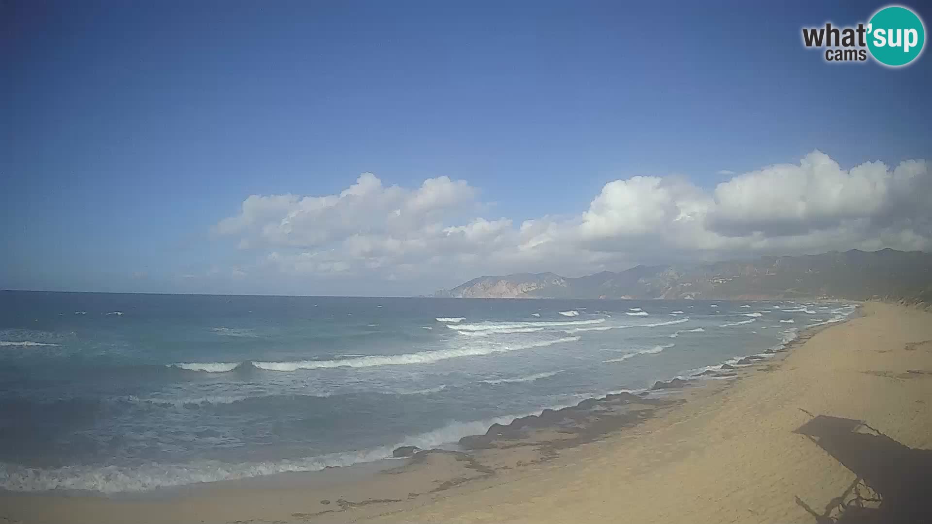 Camera en vivo playa San Nicolò Buggerru – Carbonia-Iglesias – Cerdeña – Italia