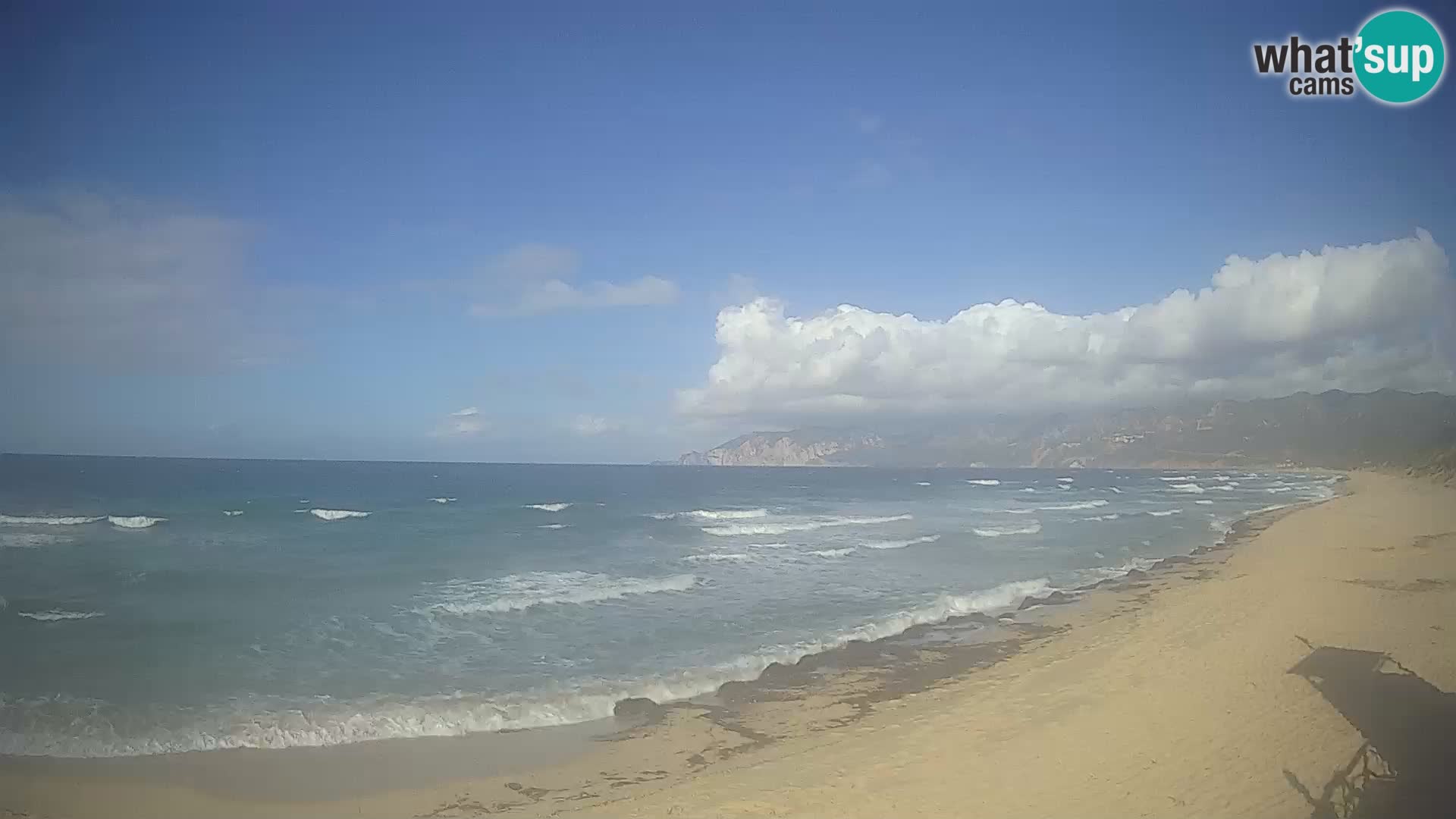 Camera en vivo playa San Nicolò Buggerru – Carbonia-Iglesias – Cerdeña – Italia