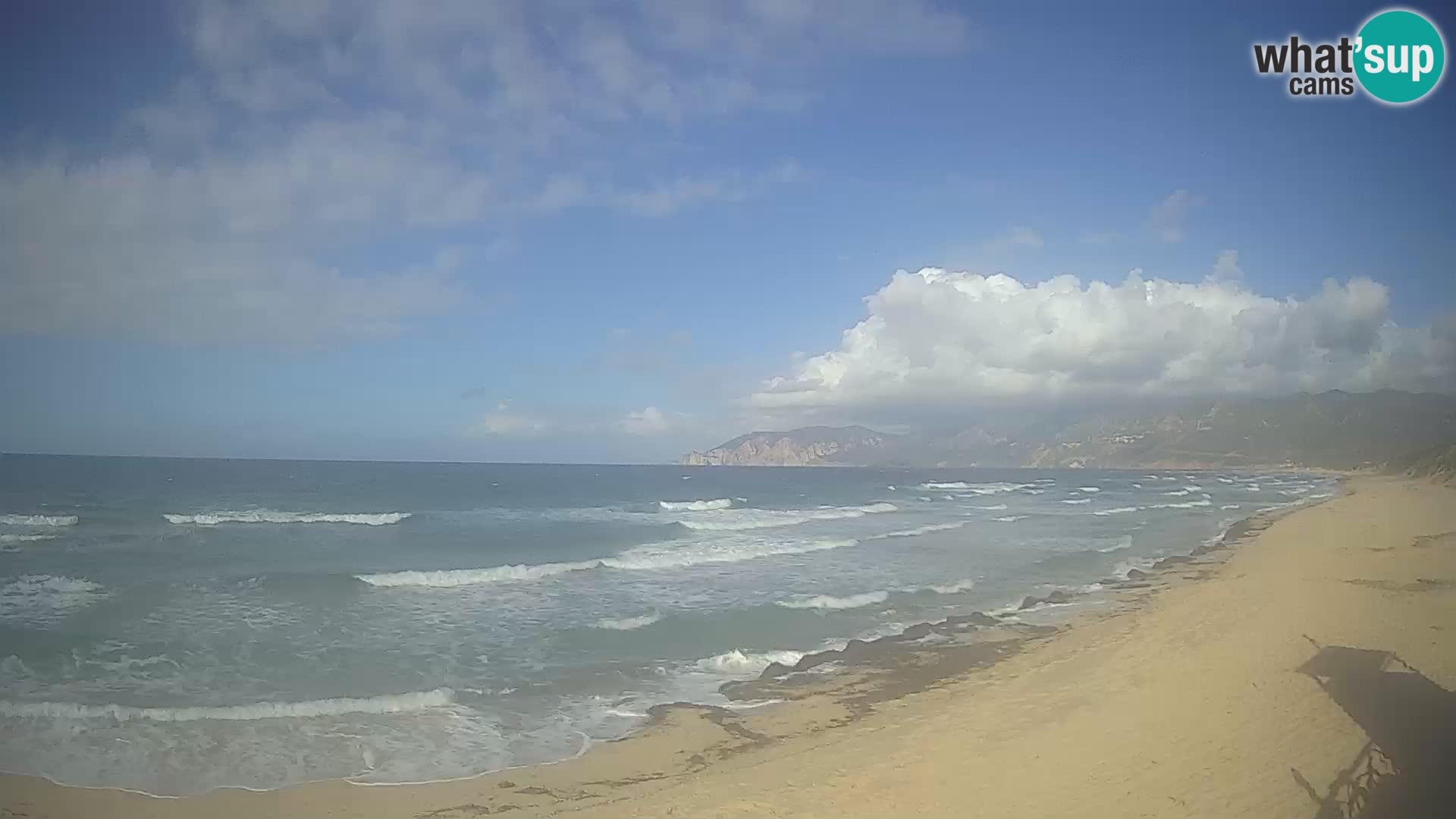 Spletna kamera plaža San Nicolò Buggerru – Carbonia-Iglesias – Sardinija – Italija