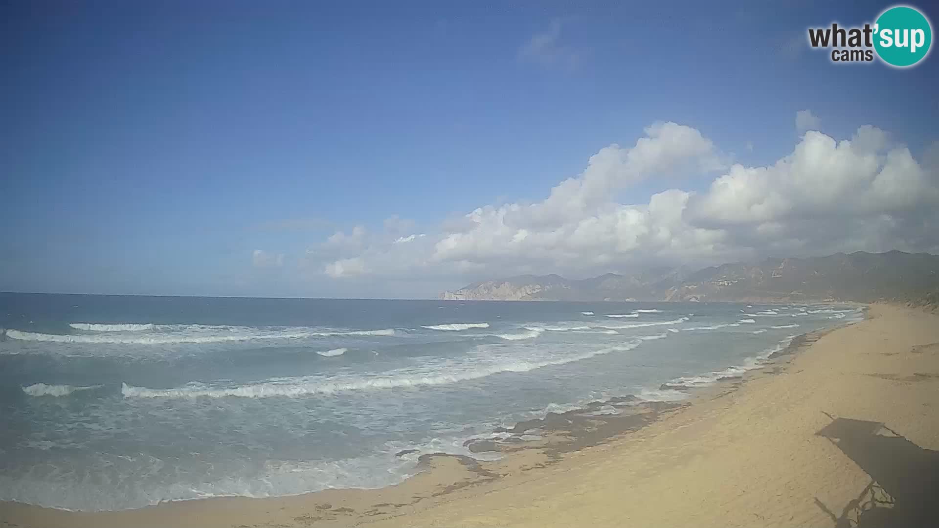 Camera en vivo playa San Nicolò Buggerru – Carbonia-Iglesias – Cerdeña – Italia