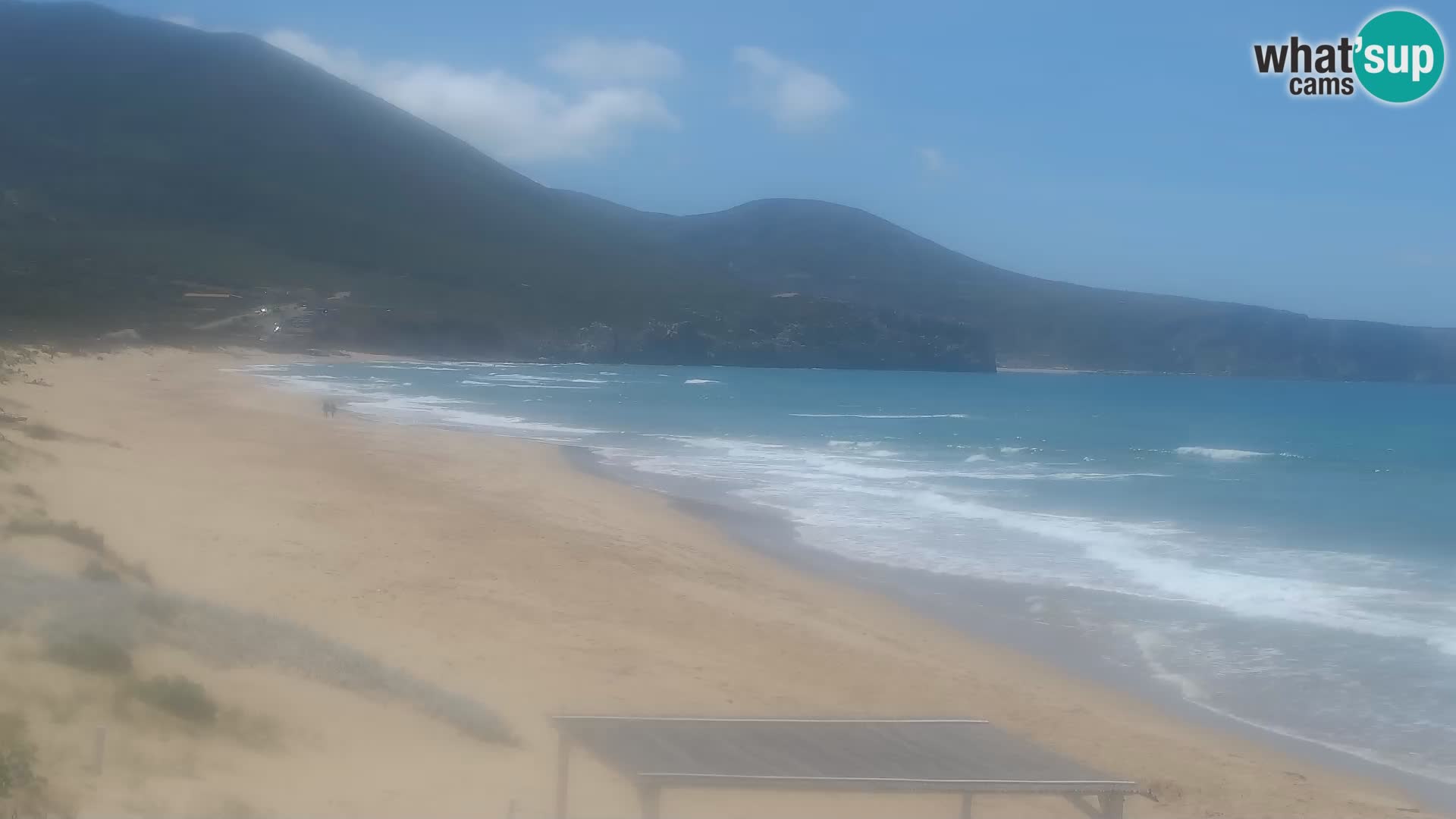 Webcam in diretta sulla spiaggia di San Nicolò a Buggerru, Sardegna – Ammira le onde e i tramonti