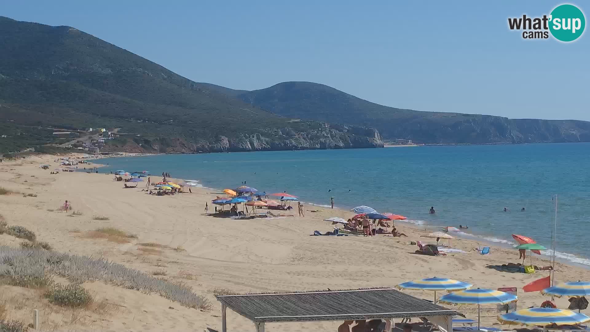 Live Beach Webcam San Nicolò, Buggerru, Sardinia – Watch the Waves and Sunset
