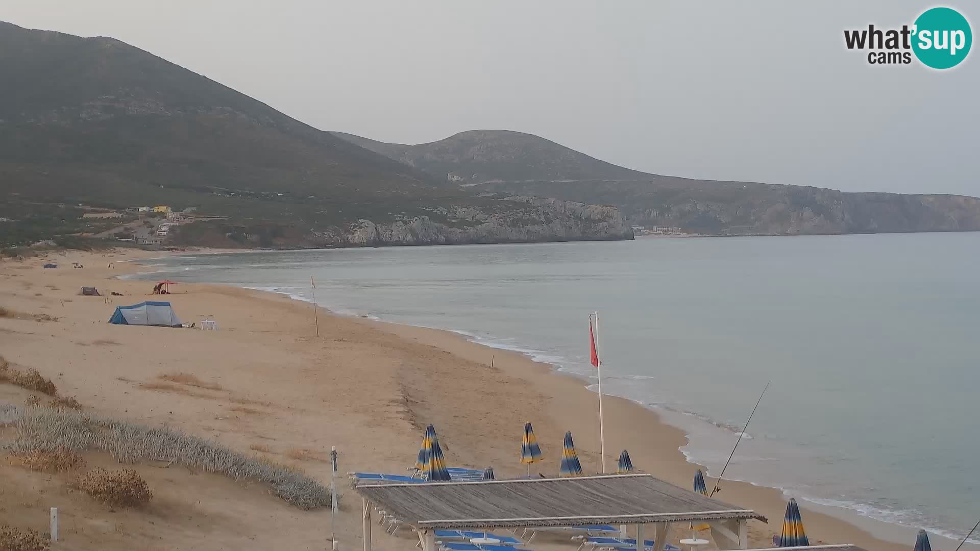 Spiaggia di San Nicolò webcam a Buggerru, Sardegna – Ammira le onde e i tramonti