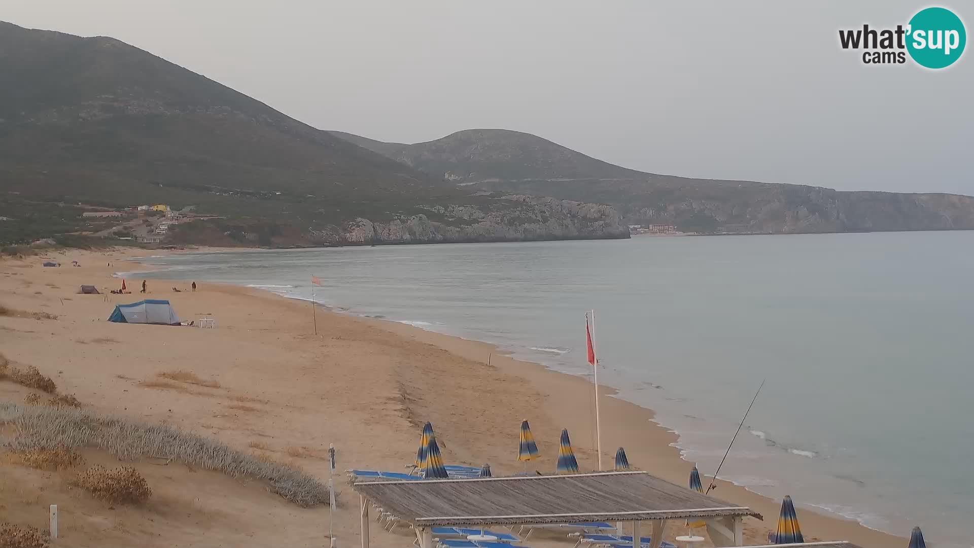 Spiaggia di San Nicolò webcam a Buggerru, Sardegna – Ammira le onde e i tramonti