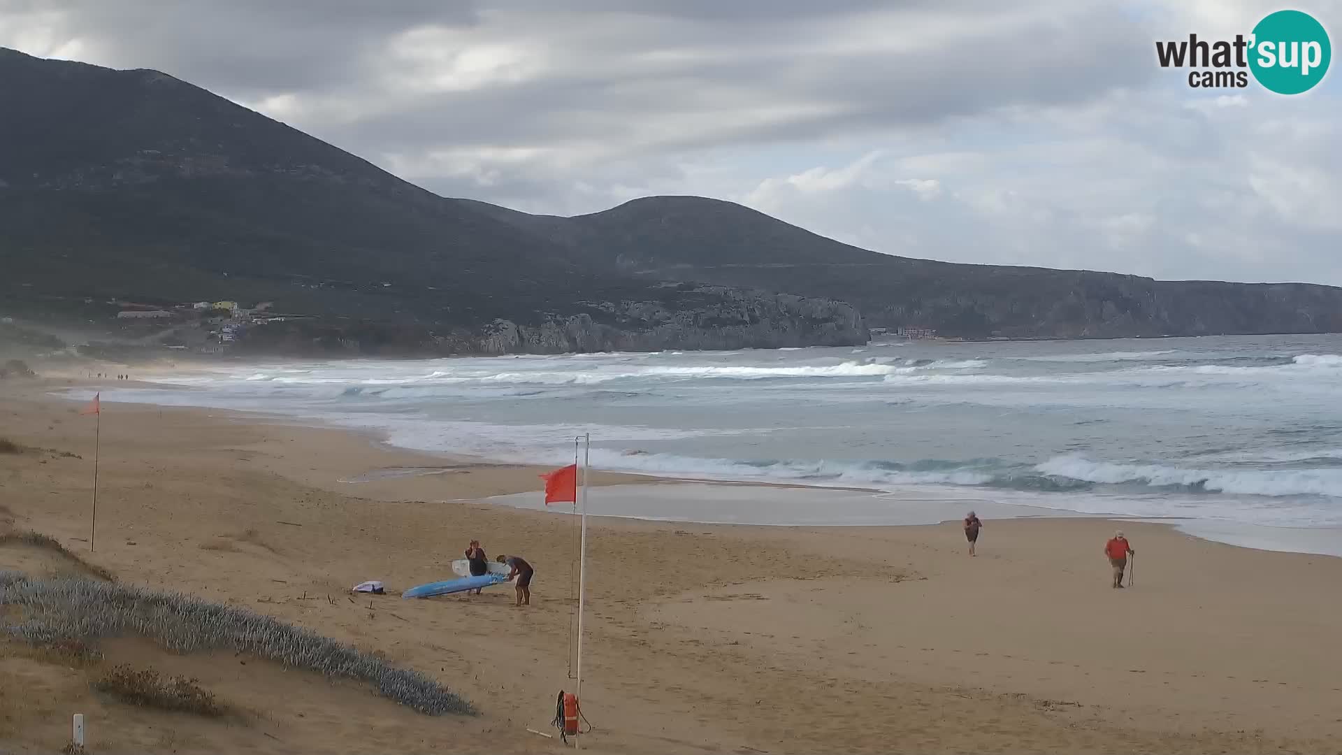 Spiaggia di San Nicolò webcam a Buggerru, Sardegna – Ammira le onde e i tramonti