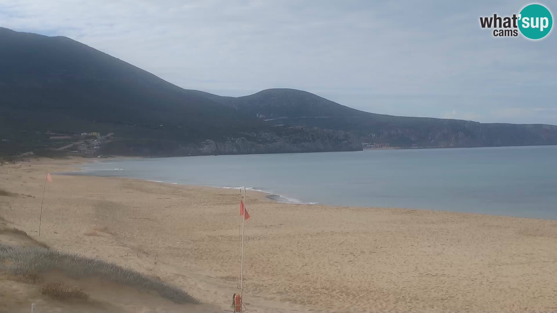 Live webcam plaže San Nicolò u Buggerru, Sardinija – uživajte u valovima i zalascima sunca