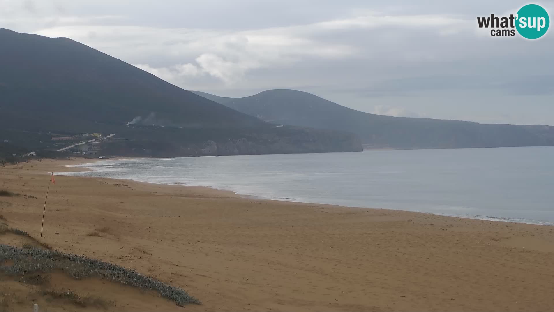 Live webcam plaže San Nicolò u Buggerru, Sardinija – uživajte u valovima i zalascima sunca