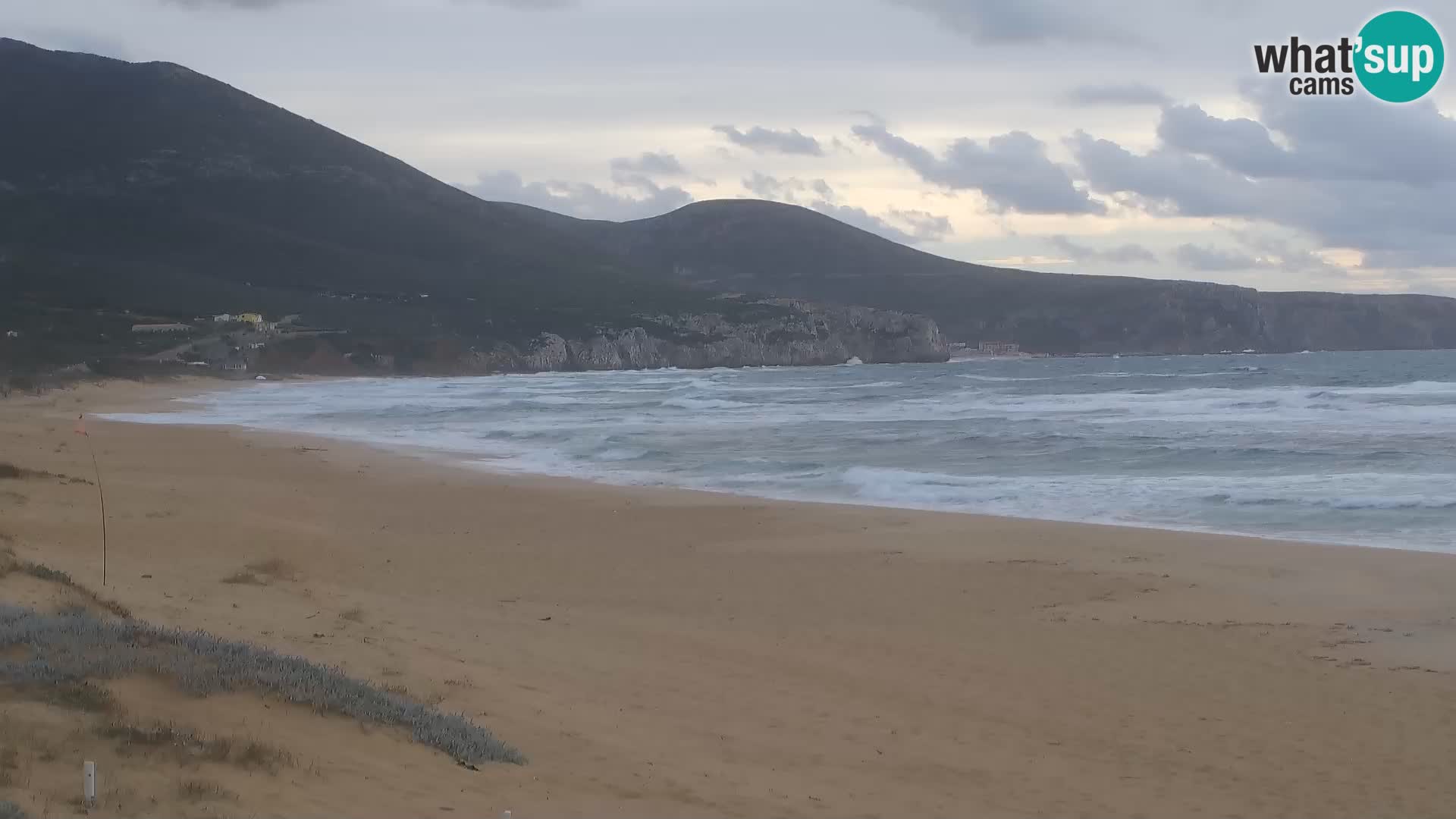 Spiaggia di San Nicolò webcam a Buggerru, Sardegna – Ammira le onde e i tramonti