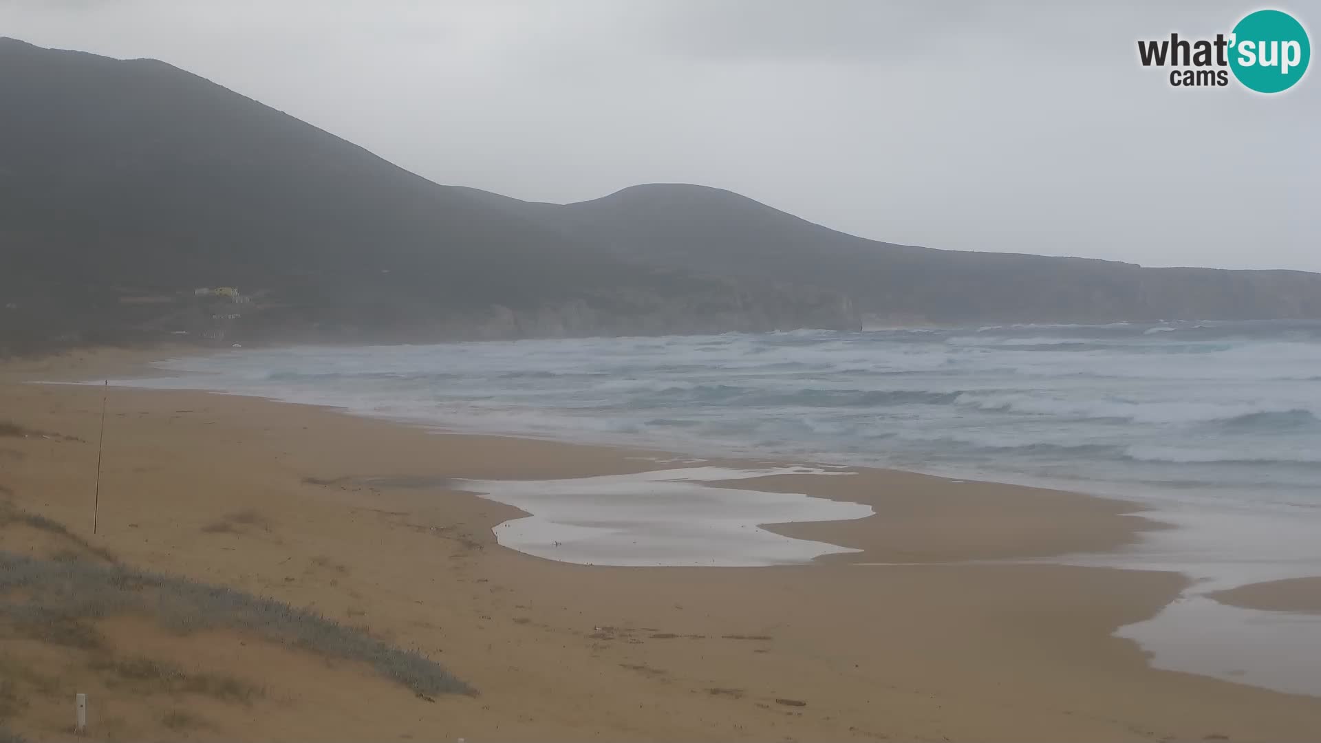 Spiaggia di San Nicolò webcam a Buggerru, Sardegna – Ammira le onde e i tramonti