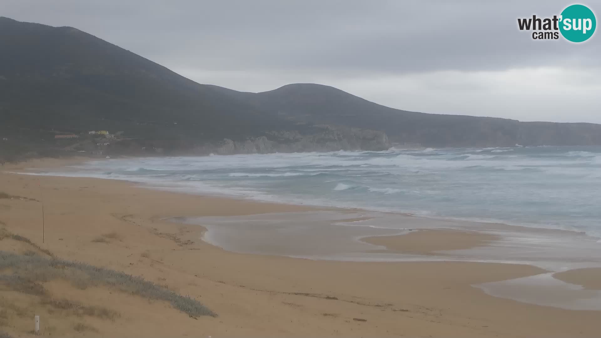 Spiaggia di San Nicolò webcam a Buggerru, Sardegna – Ammira le onde e i tramonti