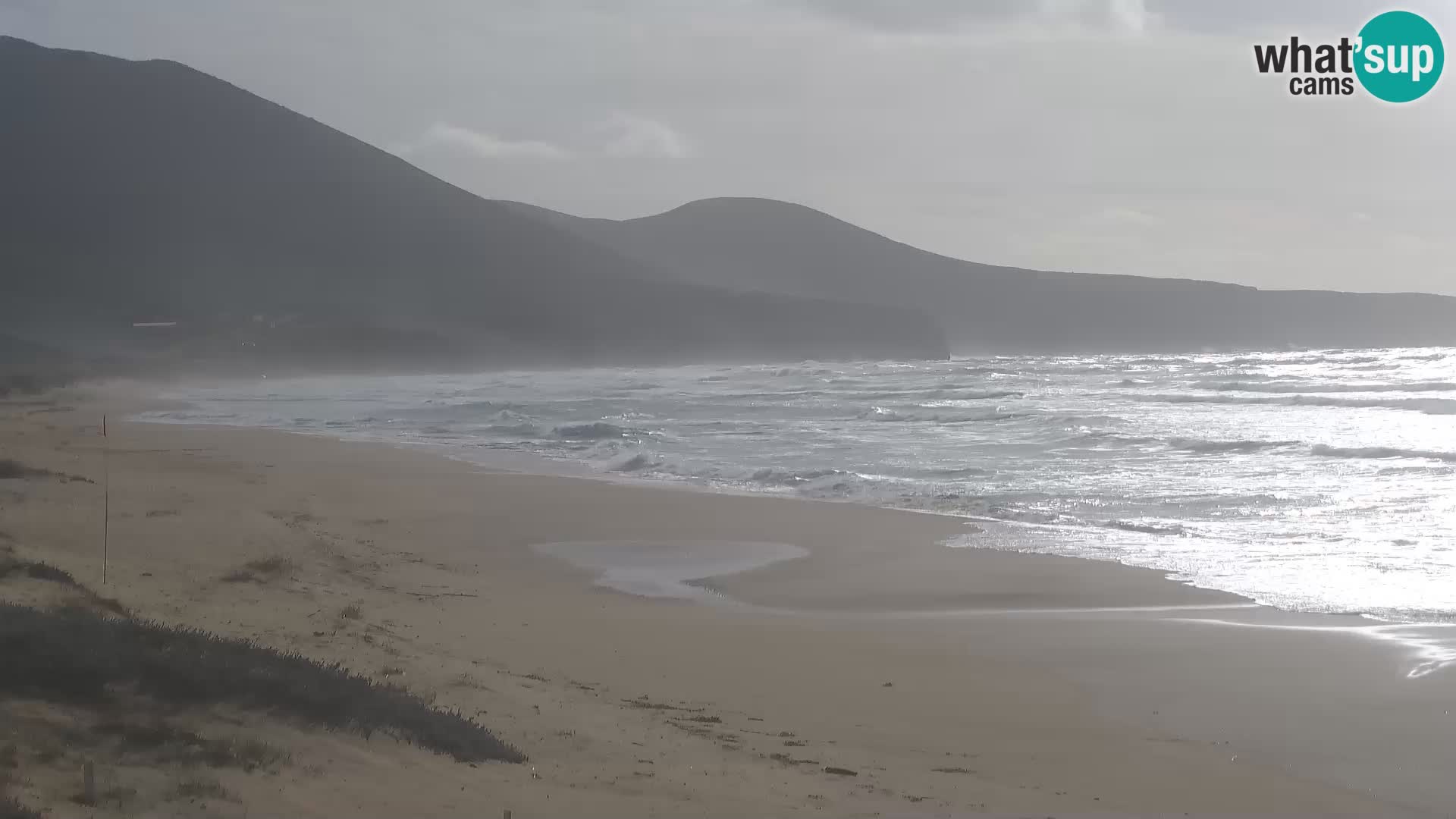 Live webcam plaže San Nicolò u Buggerru, Sardinija – uživajte u valovima i zalascima sunca