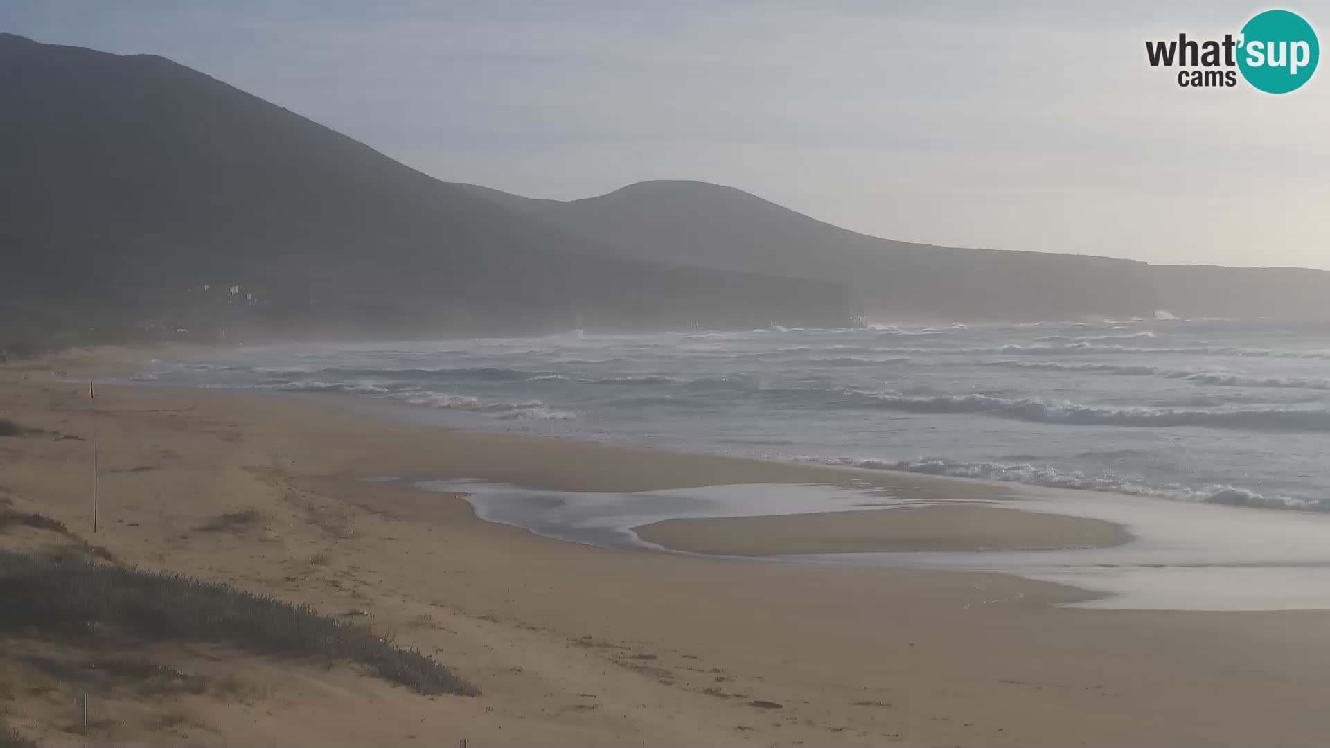 Spiaggia di San Nicolò webcam a Buggerru, Sardegna – Ammira le onde e i tramonti