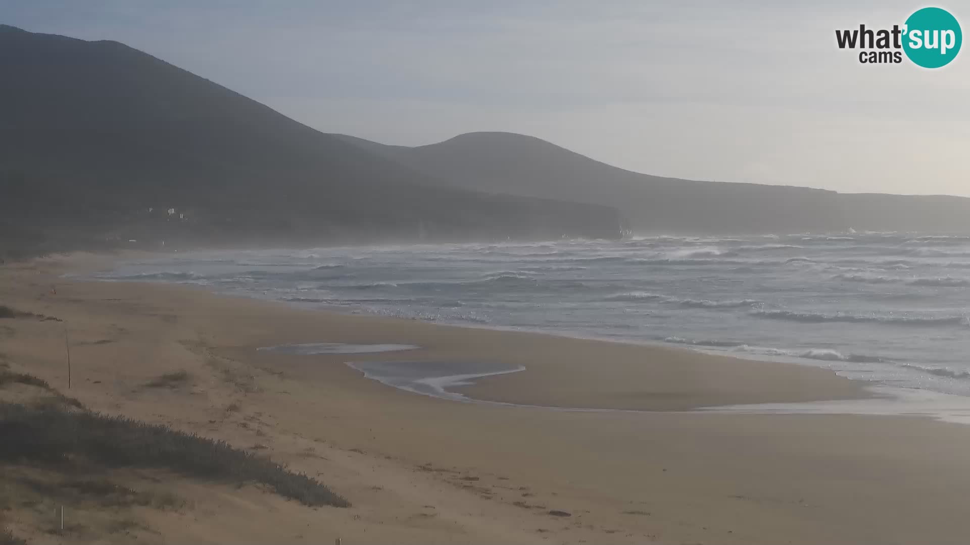 Live webcam plaže San Nicolò u Buggerru, Sardinija – uživajte u valovima i zalascima sunca