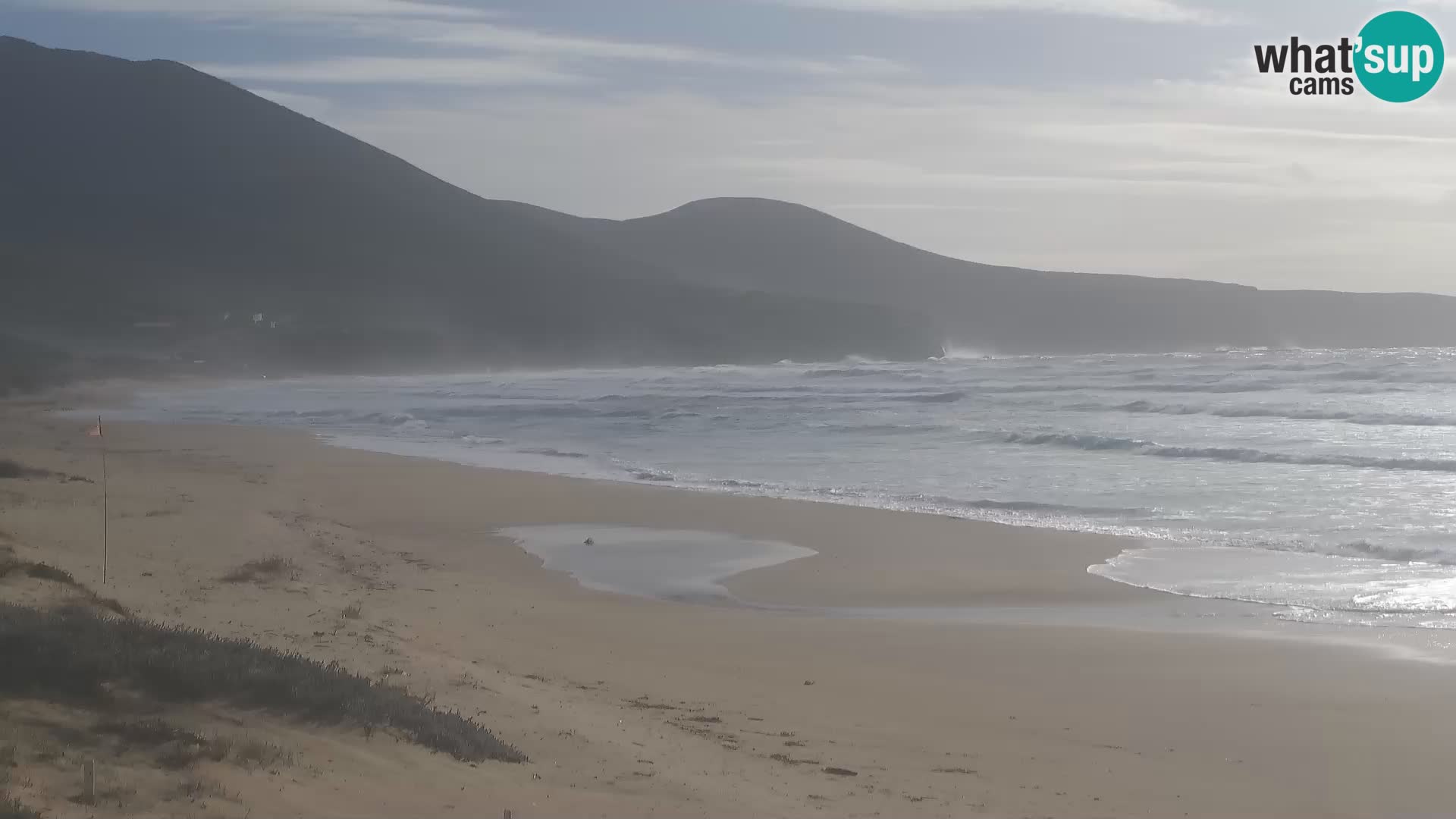 Spiaggia di San Nicolò webcam a Buggerru, Sardegna – Ammira le onde e i tramonti