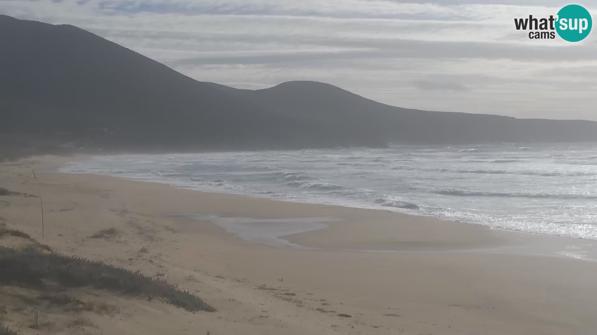 Spiaggia di San Nicolò webcam a Buggerru, Sardegna – Ammira le onde e i tramonti