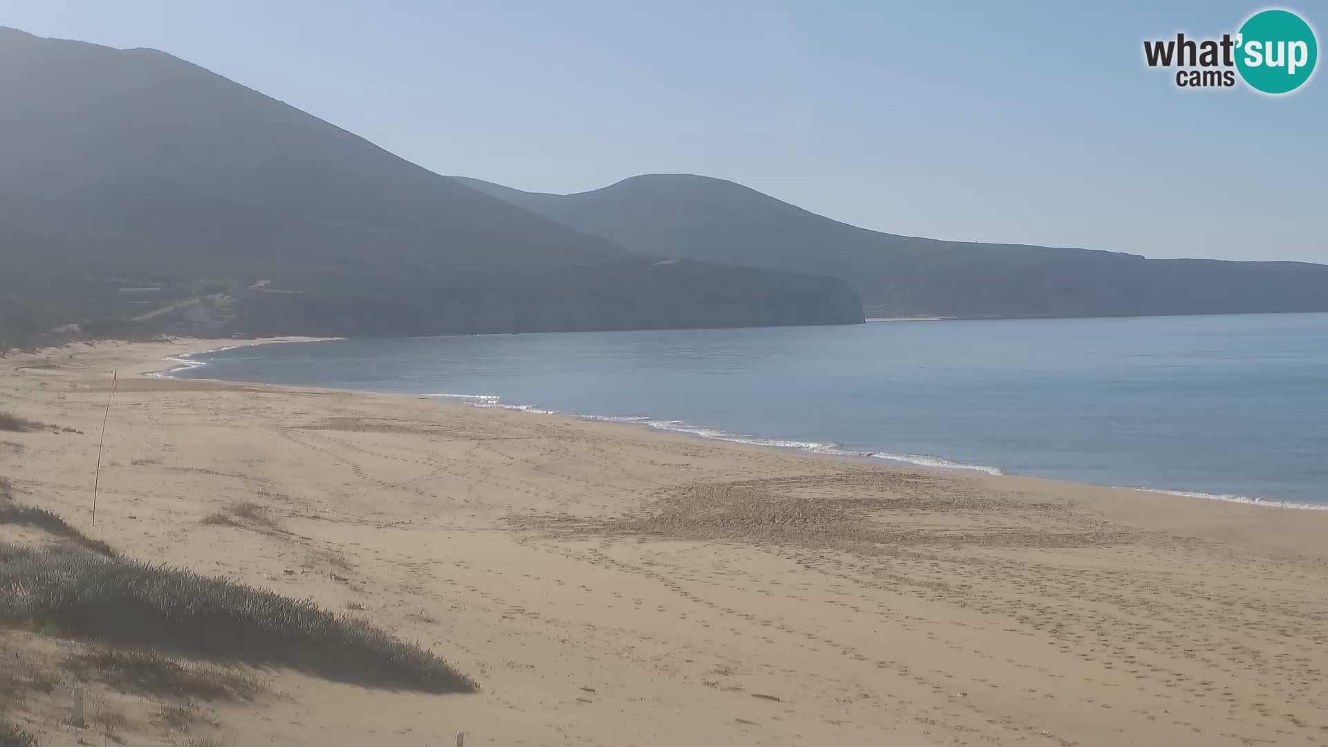 Spiaggia di San Nicolò webcam a Buggerru, Sardegna – Ammira le onde e i tramonti