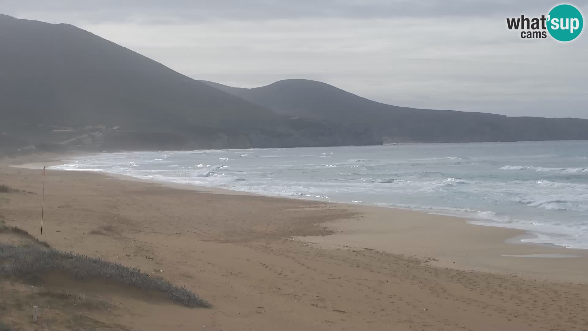 Spiaggia di San Nicolò webcam a Buggerru, Sardegna – Ammira le onde e i tramonti