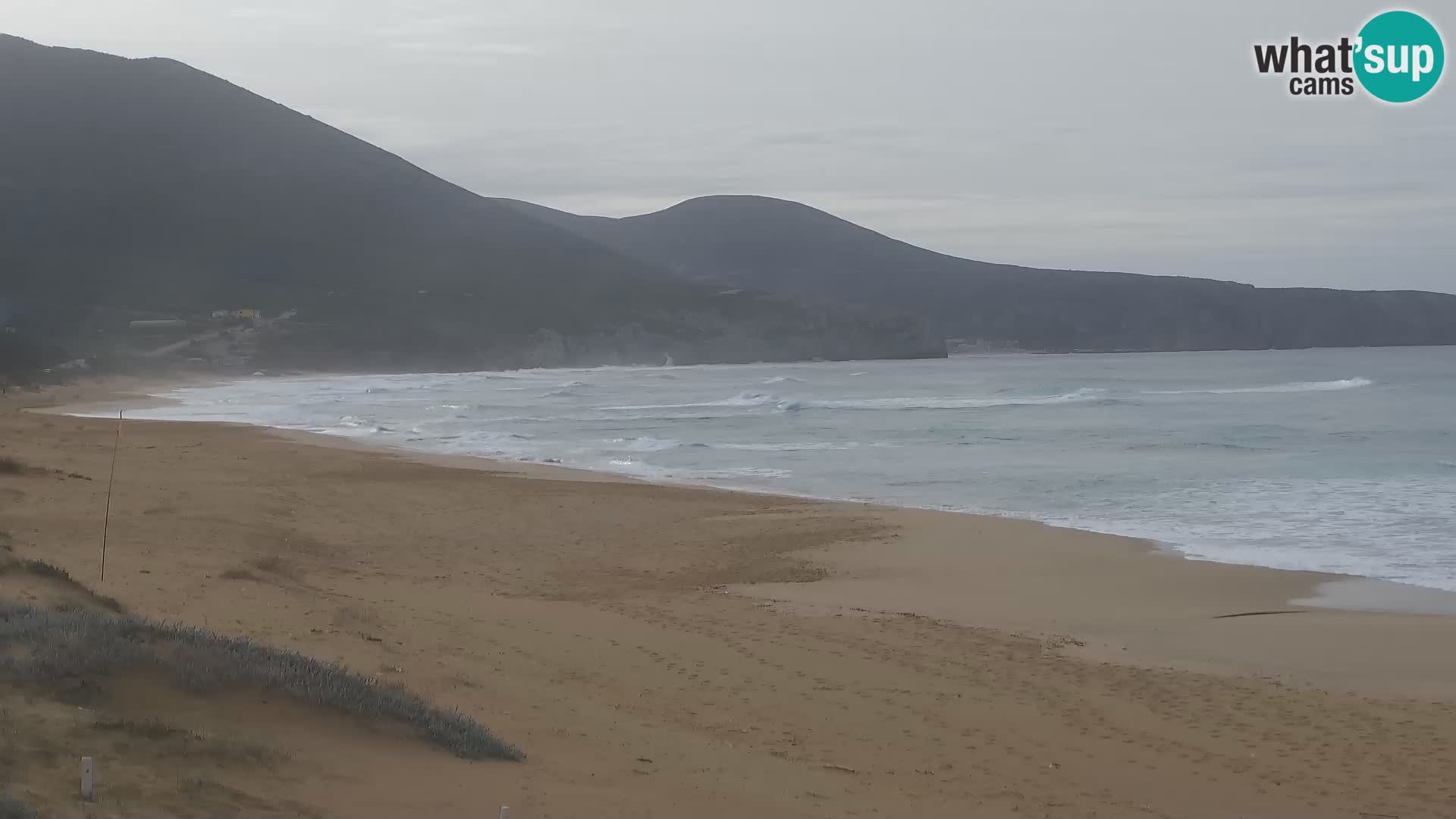 Live webcam plaže San Nicolò u Buggerru, Sardinija – uživajte u valovima i zalascima sunca