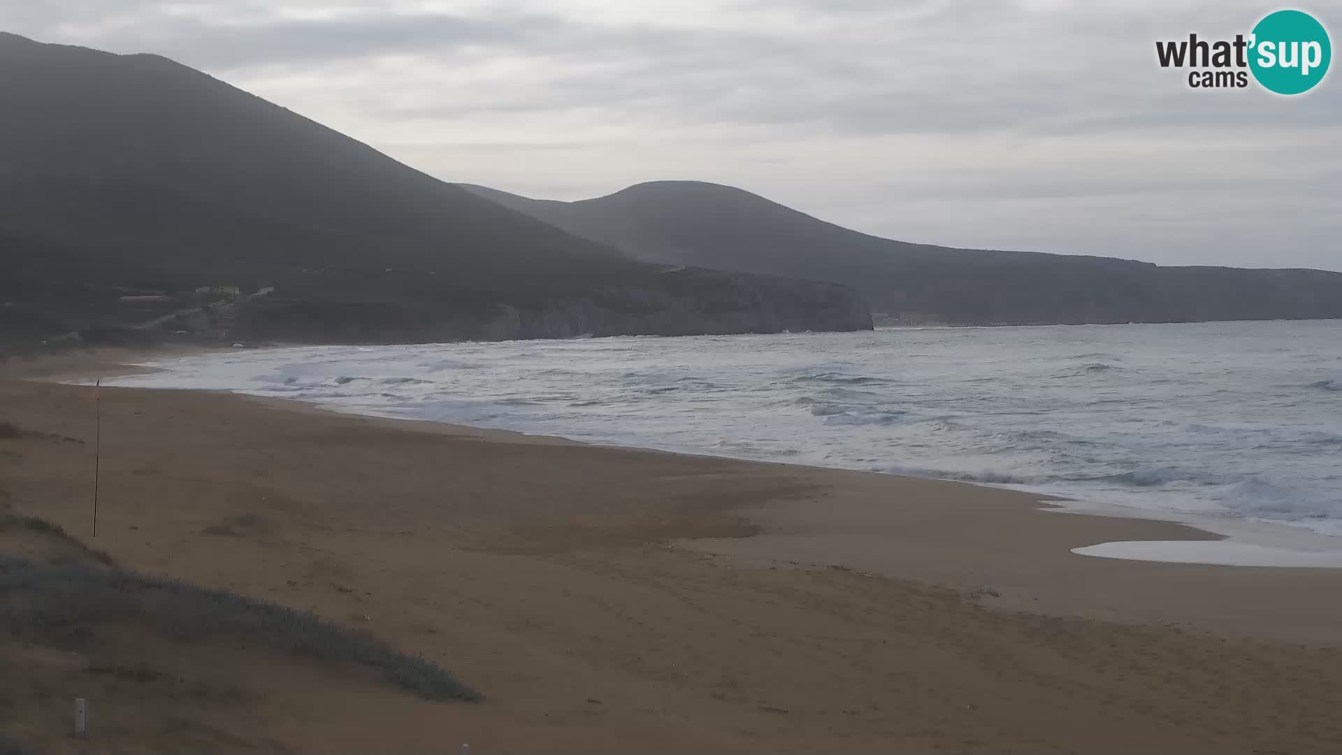 Live webcam plaže San Nicolò u Buggerru, Sardinija – uživajte u valovima i zalascima sunca