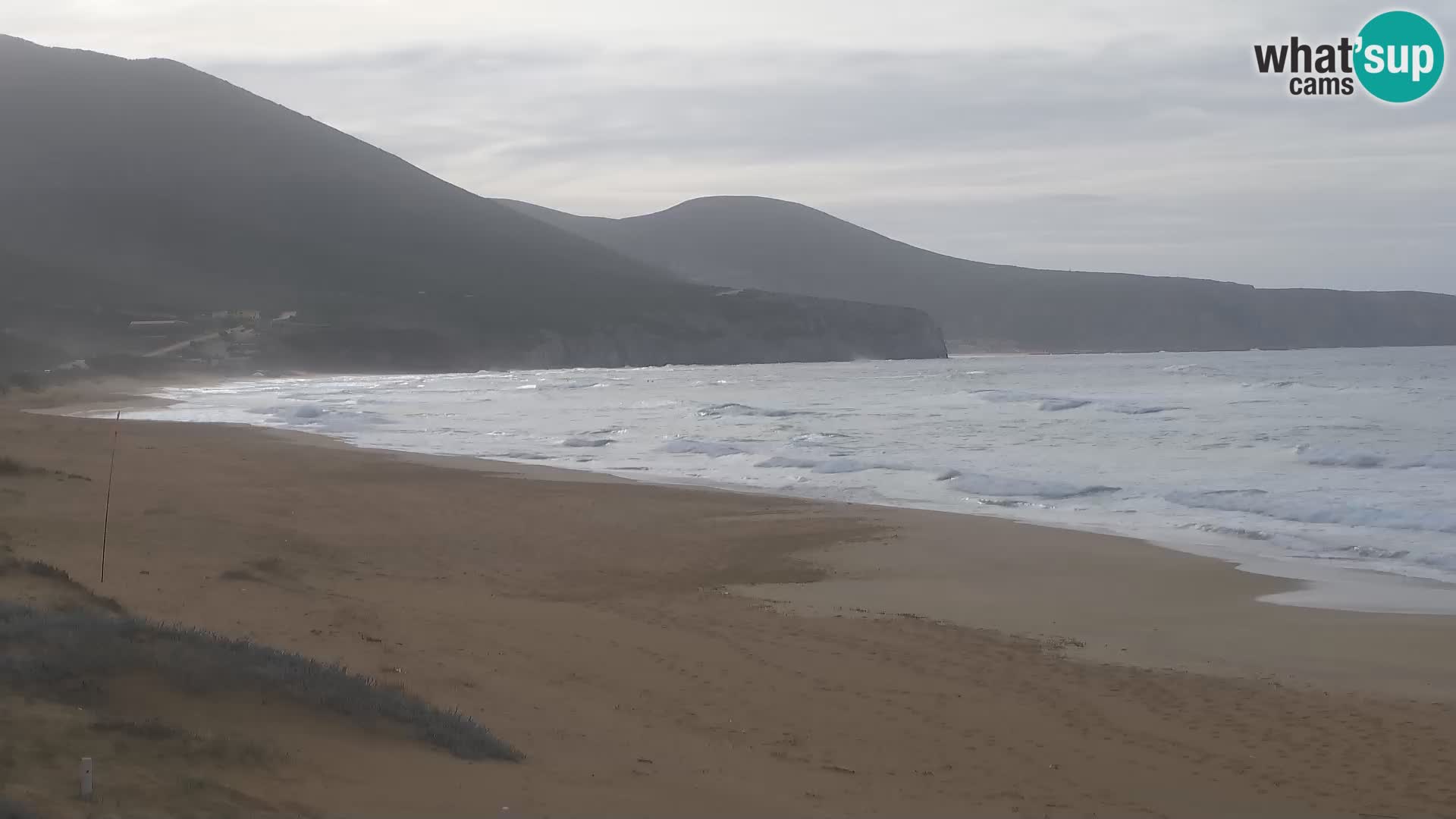 Live webcam plaže San Nicolò u Buggerru, Sardinija – uživajte u valovima i zalascima sunca