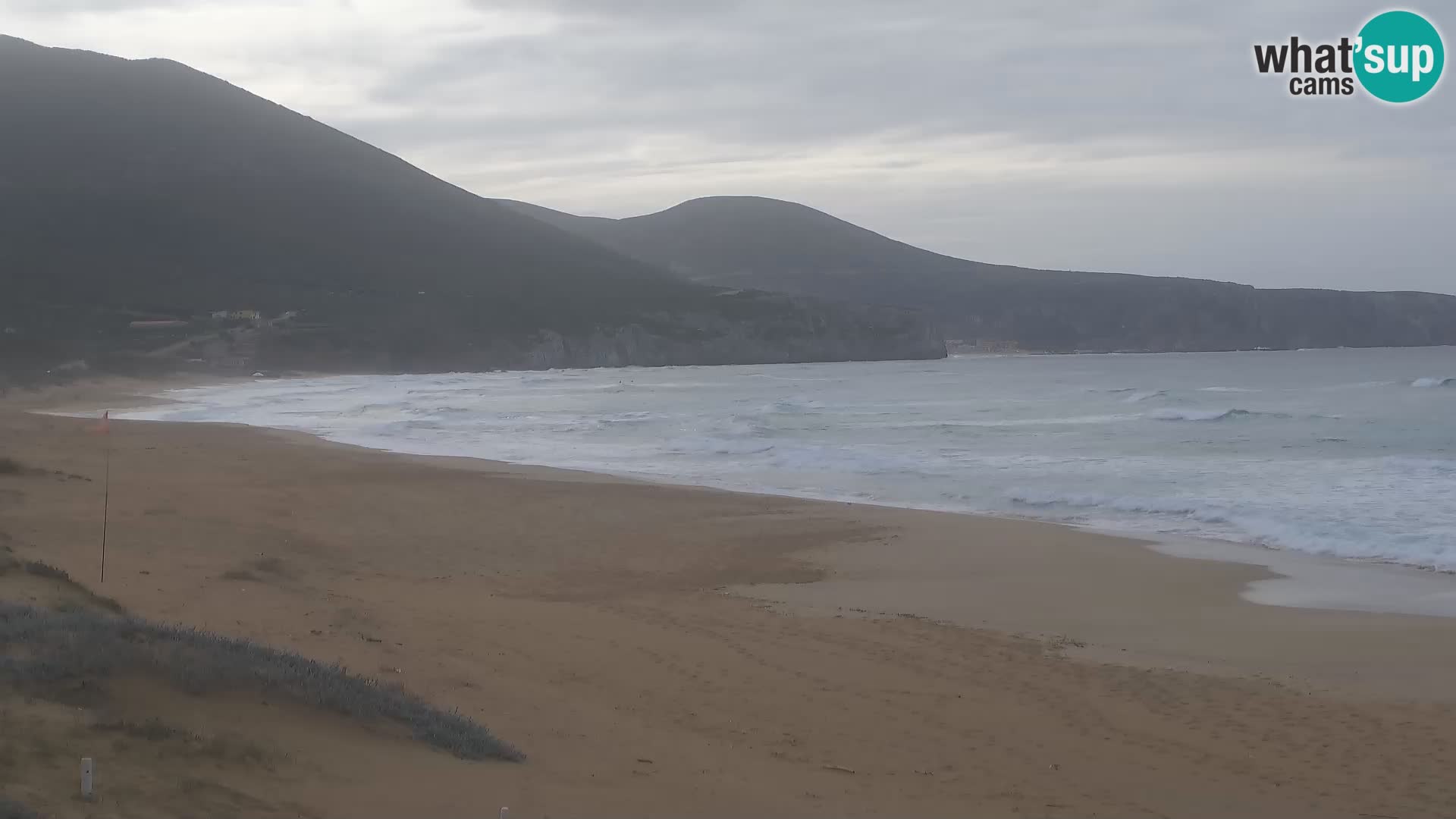 Spiaggia di San Nicolò webcam a Buggerru, Sardegna – Ammira le onde e i tramonti