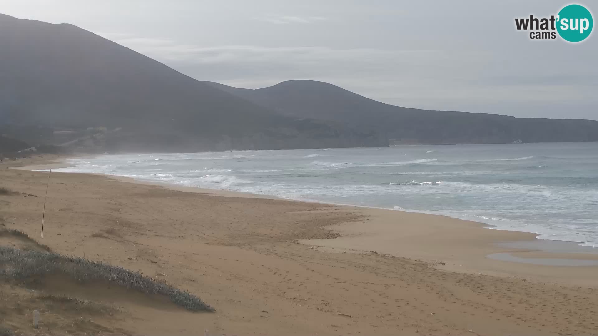 Live webcam plaže San Nicolò u Buggerru, Sardinija – uživajte u valovima i zalascima sunca