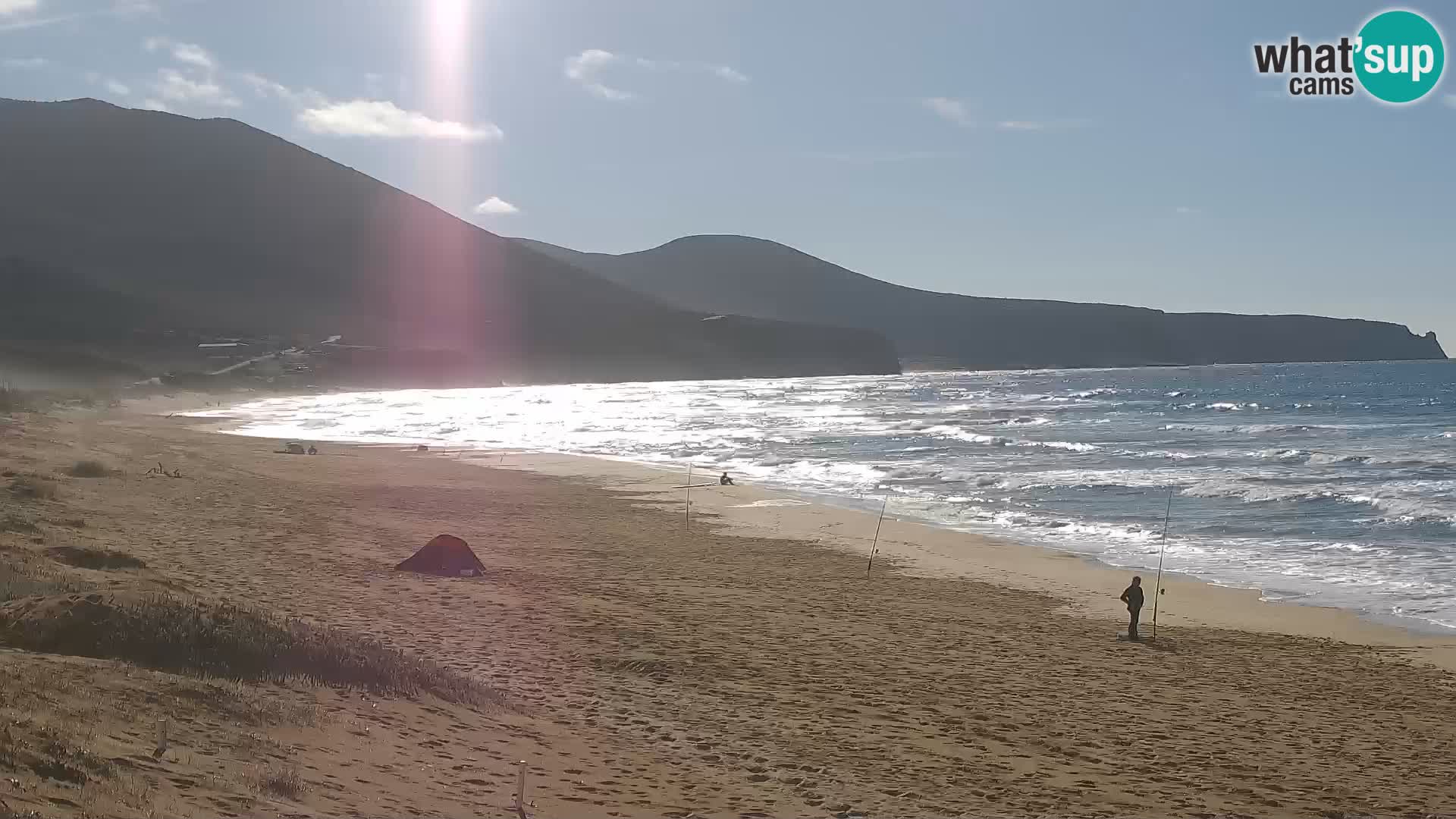 Live Beach Webcam San Nicolò, Buggerru, Sardinia – Watch the Waves and Sunset