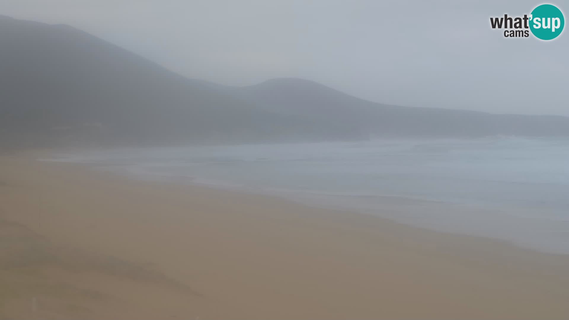 Webcam en direct de la plage de San Nicolò à Buggerru en Sardaigne – Regardez les vagues et le coucher de soleil