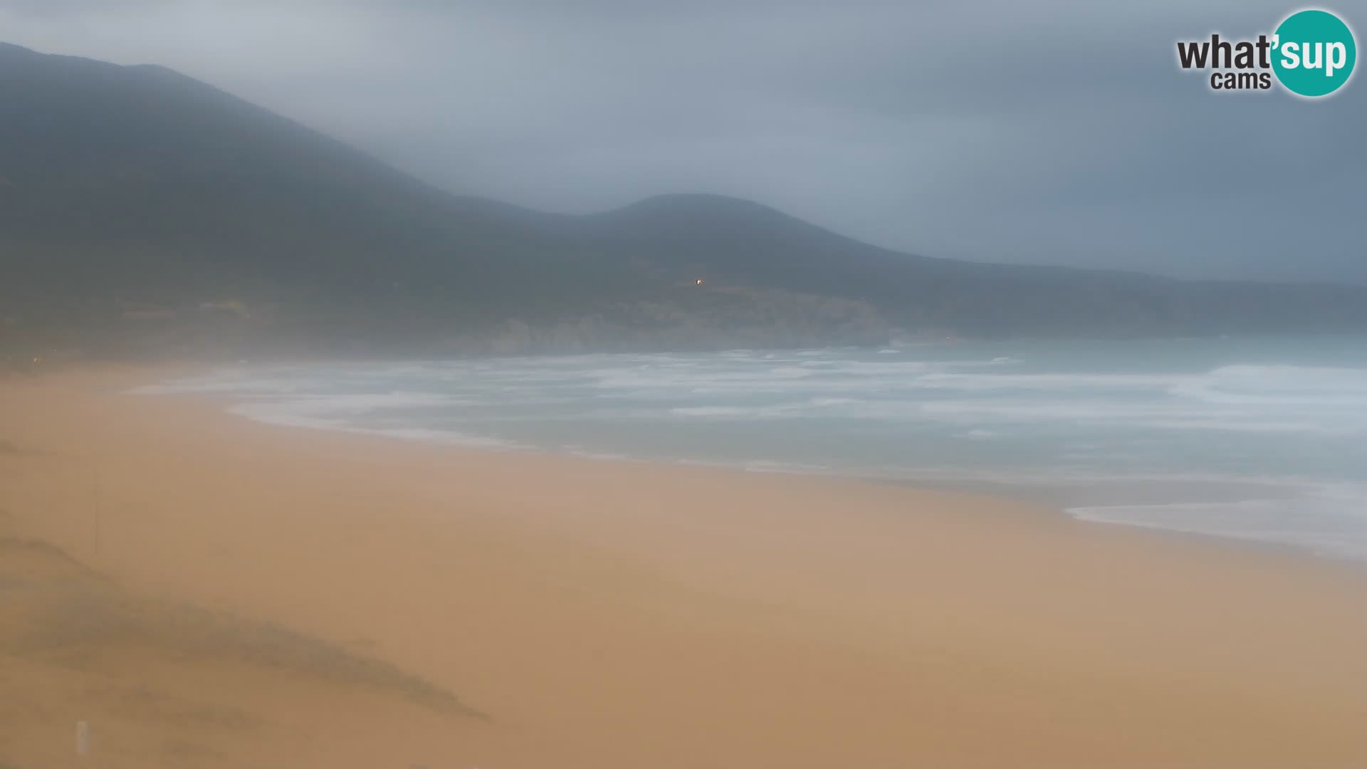 Spiaggia di San Nicolò webcam a Buggerru, Sardegna – Ammira le onde e i tramonti