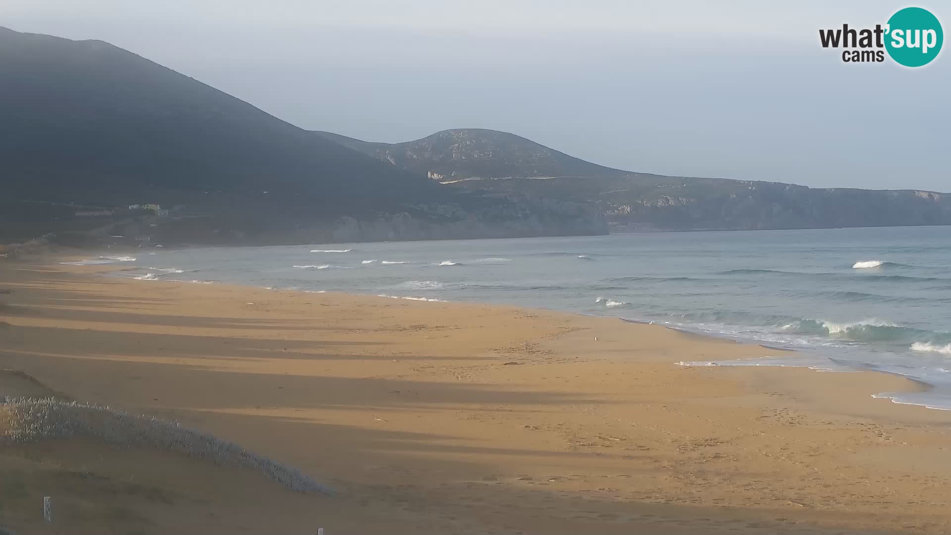 Spiaggia di San Nicolò webcam a Buggerru, Sardegna – Ammira le onde e i tramonti