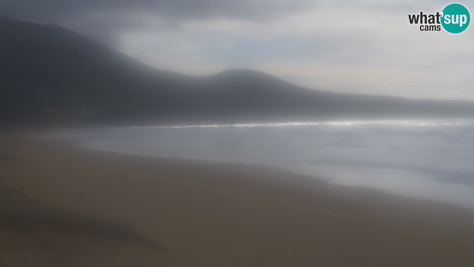 Webcam en direct de la plage de San Nicolò à Buggerru en Sardaigne – Regardez les vagues et le coucher de soleil