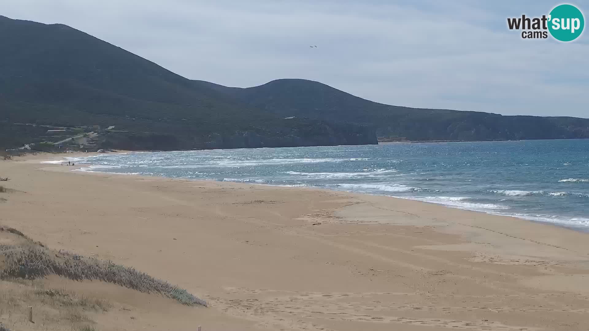 Live webcam plaže San Nicolò u Buggerru, Sardinija – uživajte u valovima i zalascima sunca