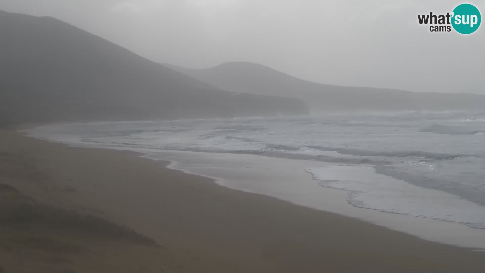 Live Beach Webcam San Nicolò, Buggerru, Sardinia – Watch the Waves and Sunset