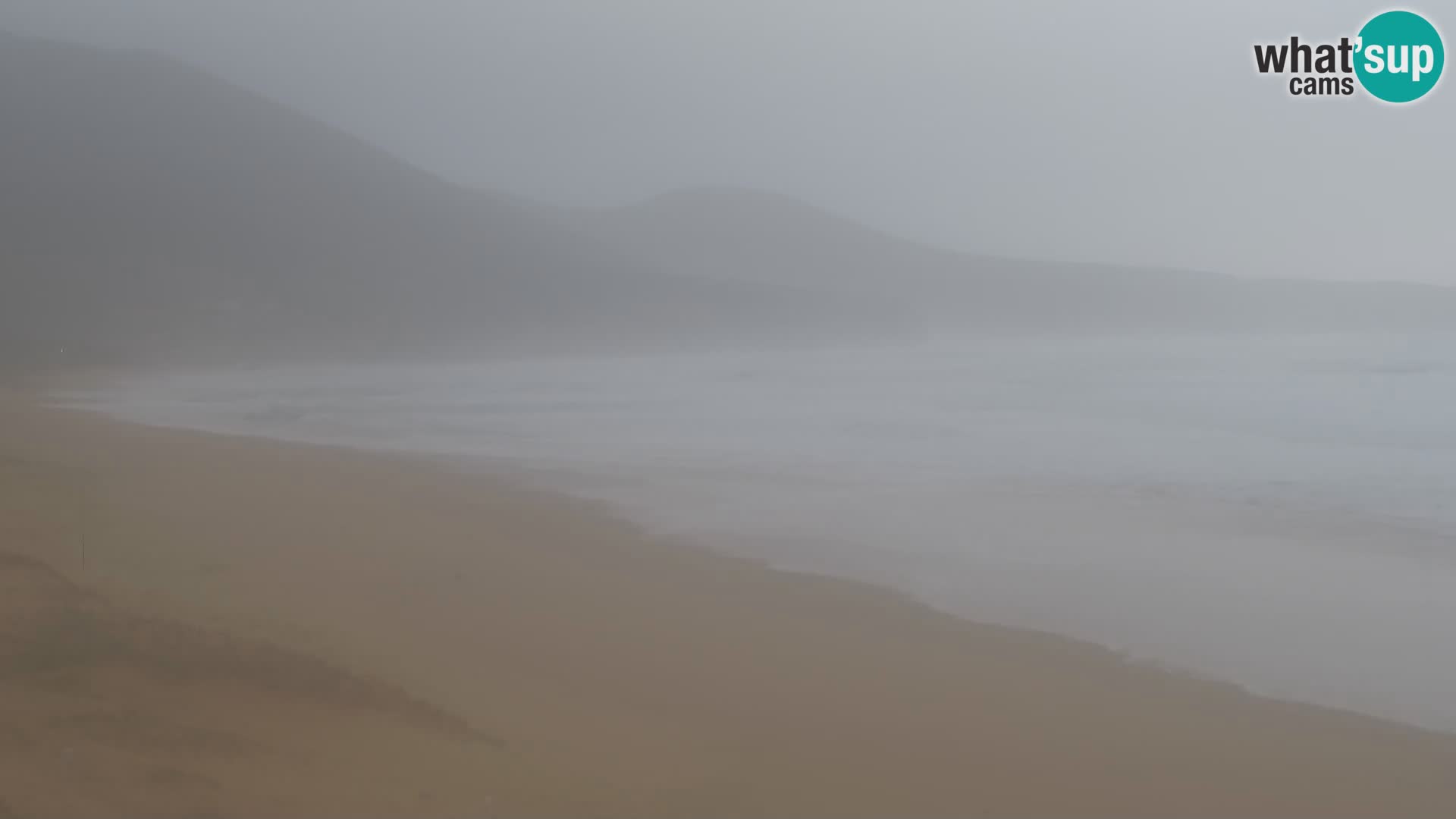 Webcam en direct de la plage de San Nicolò à Buggerru en Sardaigne – Regardez les vagues et le coucher de soleil