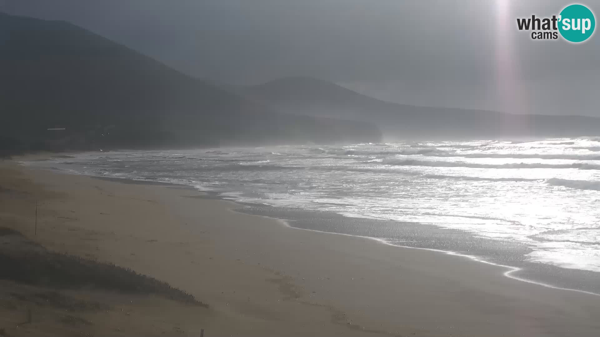 Live Beach Webcam San Nicolò, Buggerru, Sardinia – Watch the Waves and Sunset