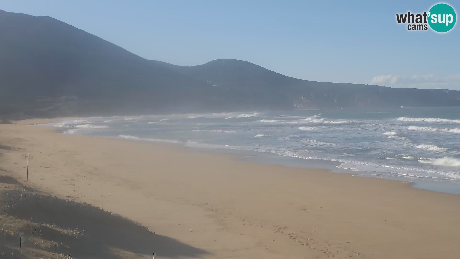 Spiaggia di San Nicolò webcam a Buggerru, Sardegna – Ammira le onde e i tramonti