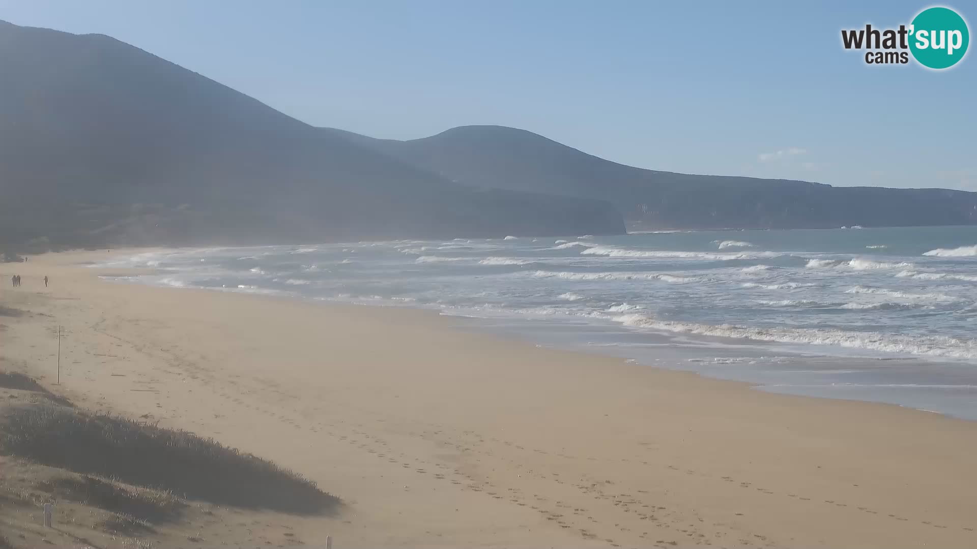 Spiaggia di San Nicolò webcam a Buggerru, Sardegna – Ammira le onde e i tramonti